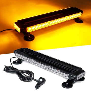 LAMPA OSTRZEGAWCZA KOGUT 42LED BELKA 12V KOLORY