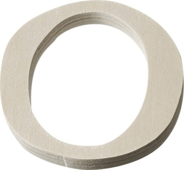 Literka drewniana 4 cm, O