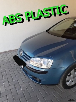 VW GOLF 5 брови // ЧЕРНЫЙ ///ПЛАСТИК ///АБС ///