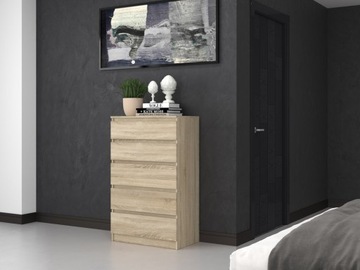 СОВРЕМЕННЫЙ КОМОД 70 СМ СОНОМА ДУБ СТОЛБ КНИЖНЫЙ ШКАФ ГОСТИНАЯ ПРИХОЖАЯ