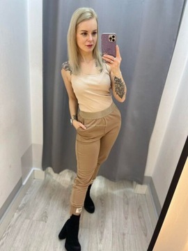 О ЛА ЛА! СПОРТИВНЫЕ БРЮКИ С СЕРДЕЧКАМИ КОРИЦА М 38