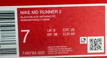 Buty Nike MD Runner 2 r. 40