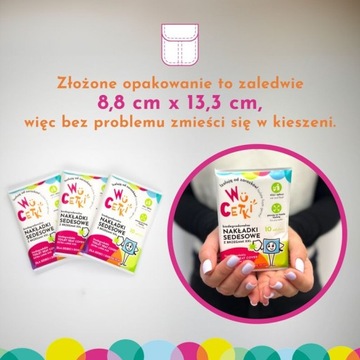 WuCetki Одноразовые бумажные чехлы для туалета с удобными краями размера XXL.