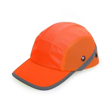 Lekki Hełm Kask Roboczy Przemysłowy BUMPCAPFLUO