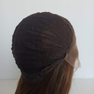 Парик LACE FRONT коричневый волны 40/80см + шапочка БЕСПЛАТНО