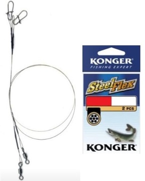 Przypony Konger Wire X Steelflex 1x19 25cm 12kg