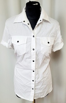 Koszula BY O LA LA... 38 M biała bawełna