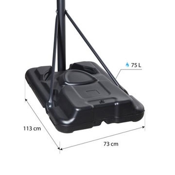 Wolnostojący Kosz Do Koszykówki Kosza NILS ZDKA21 TABLICA OBRĘCZ SIATKA