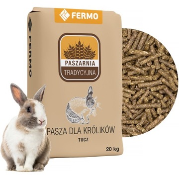 KRÓLIK TUCZ pasza dla królików karma 20kg granulat