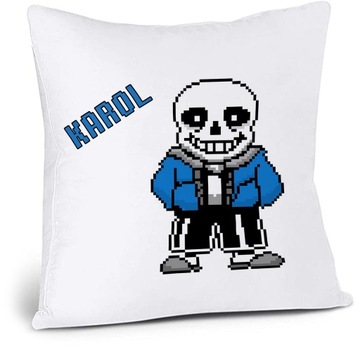 PODUSZKA UNDERTALE SANS + IMIĘ