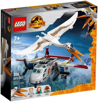LEGO Jurassic World 76947 Kecalkoatl: zasadzka z samolot dinozaur NOWE!