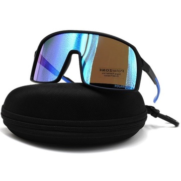 OKULARY PRZECIWSŁONECZNE MĘSKIE POLARYZACYJNE ETUI POLARZONE SPORTOWE UV400