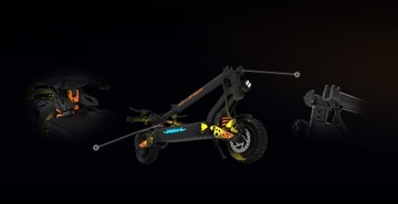 Электрический самокат Kukirin G2 Master 20,8 Ач 60 км/ч MTB