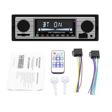 Винтажная автомобильная магнитола 12 В 1 Din стерео MP3-плеер USB
