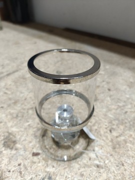 СТЕКЛЯННЫЙ КАНДЕЛЯБР ЛАМПОН РОЗЕТКА