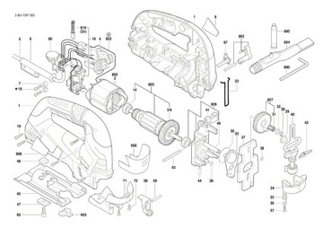 РЕГУЛЯТОР СКОРОСТИ BOSCH ДЛЯ ЛОБЗОЖКА GST 90 E GST 90 BE