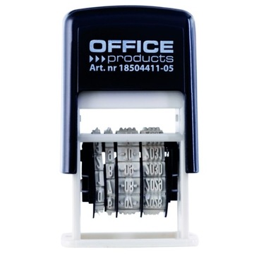 DATOWNIK SAMOTUSZUJĄCY OFFICE PRODUCTS Z TUSZEM CYFROWY DD-MM-RRRR CZARNY