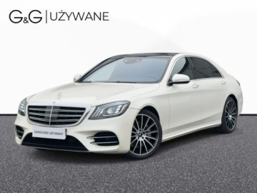 Mercedes Klasa S W222 Limuzyna wersja długa Facelifting 2.9 400d 340KM 2018 Mercedes-Benz Klasa S S 400 D 4MATIC PelnaOpcja SalonPolska SerwisASO VAT23