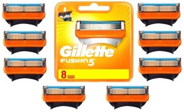 GILLETTE FUSION 5 - 8 SZT. OPAKOWANIE - ORYGINAŁ.
