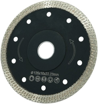TARCZA DIAMENTOWA DO CIECIA GRESU GRANITU 125mm