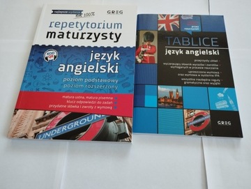 TABLICE + Repetytorium Matura JĘZYK ANGIELSKI 2022
