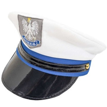 czapka POLICJANT strój POLICJA kawalerski KARNAWAŁ