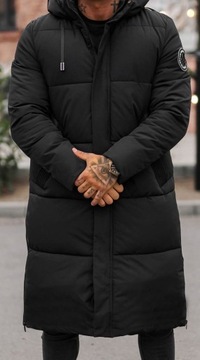 КУРТКА ТЕПЛАЯ МУЖСКАЯ ЗИМНЯЯ, УТЕПЛЕННАЯ ПАРКА, ПАЛЬТО, КАПЮШОН, размер. л