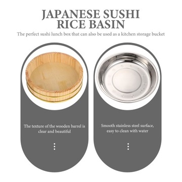 ДЕРЕВЯННЫЙ ПОДНОС ДЛЯ СУШИ ПИБИМПАП ДЕРЕВЯННАЯ БОЧКА OKE RICE