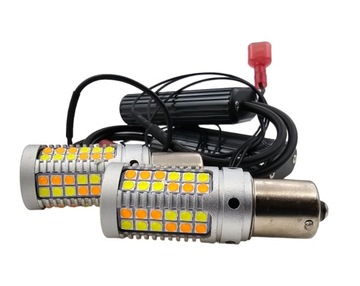 СВЕТОДИОДНЫЕ ДХО ПОВОРОТЫ + ДНЕВНЫЕ ОГНИ 2в1 BA15S P21W УЛЬТРАМОЩНЫЙ