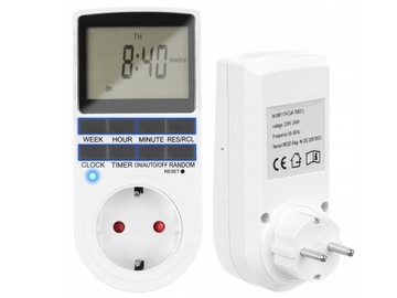 PROGRAMATOR CZASOWY WŁĄCZNIK WYŁĄCZNIK TIMER LCD
