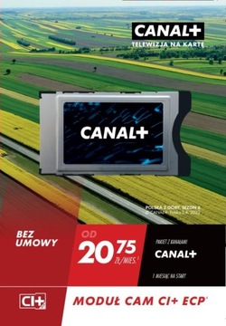 Moduł 4K CANAL+ NEW, START+ 1-mc, 4K CI+ECP TNK