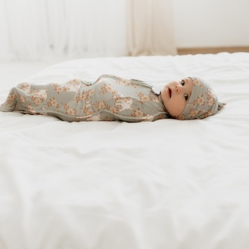 Пеленка FIRST STEP Богемно-зеленая - Sleepee