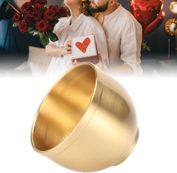 Латунная кружка чая, элегантный ровный латунный кубок кружки ликера