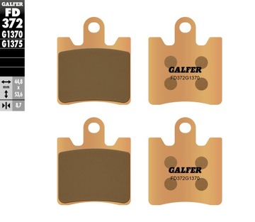 GALFER KLOCKI HAMULCOWE KH423/4 FD372G1370