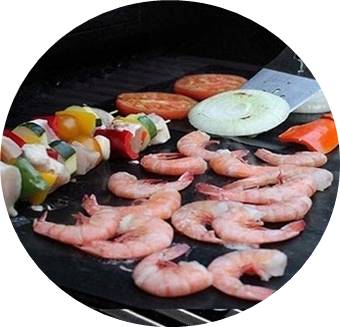 ТЕФЛОНОВЫЙ КОВРИК ДЛЯ ПРОТИВНЕЙ ДЛЯ ВЫПЕЧКИ ГРИЛЯ 4 ШТ.