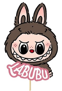 ТОППЕРЫ ДЛЯ УКРАШЕНИЯ ТОРТА МАФИНЫ ЛАБУБУ МОНСТР ЛАБУ-БУ 10 шт.