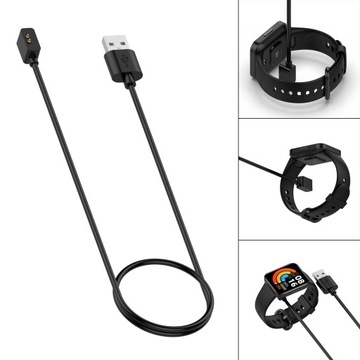 Kabel USB do Ładowania Czarny Plastik do Redmi