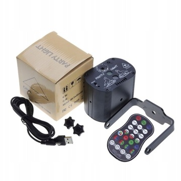 RGB Disco Light DJ Лазерный светодиодный проектор