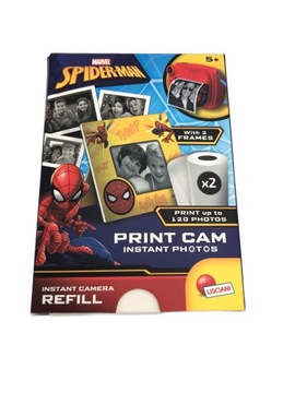 ROLKI DO ZDJĘĆ PRINT CAM INSTANT PHOTOS SPIDERMAN 2SZT. LISCIANI