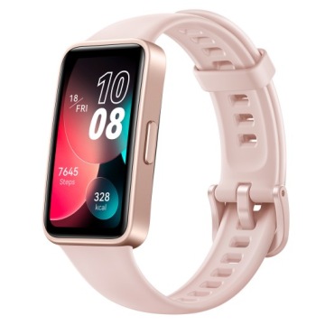 Розовый смарт-браслет Huawei Band 8