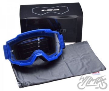 ОЧКИ LS2 CHARGER BLUE CLEAR VISOR GOGGLES