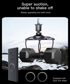 Автомобильный магнитный держатель в клетку с ИНДУКТИВНОЙ ЗАРЯДКОЙ MagSafe - iPhone