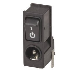 Gniazdo DC 2.1/5.5 z wyłącznikiem