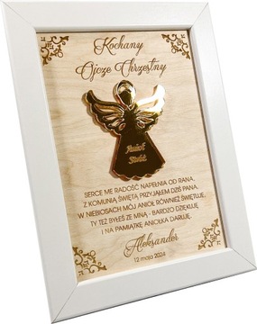 СПАСИБО КРЕСТНОМУ ОТЦУ ПОДАРОК ​​ЗОЛОТОЙ АНГЕЛ