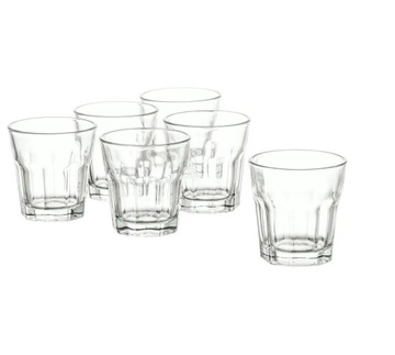 IKEA POKAL Kieliszek szkło bezbarwne 5 cl 6 sztuk