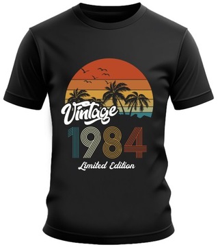 Koszulka męska prezent na 40 urodziny rocznik 1984 Vintage XL