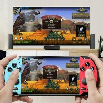KONSOLA PRZENOŚNA DO GIER 1000 GIER RETRO 8GB MENU PL TV