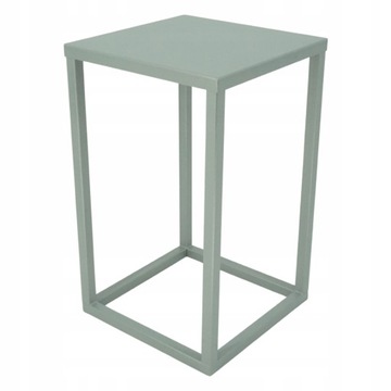SIMPLE-16 Kwietnik 40cm metalowy srebrny 1-poziomowy