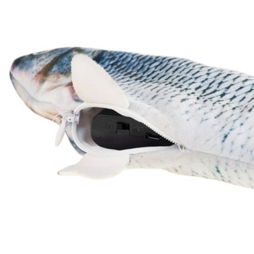 ELEKTRYCZNA RYBA SKACZĄCA DLA KOTA RYBKA INTERAKTYWNA KOCIA ZABAWKA USB