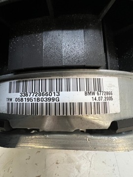 AIRBAG ULOŽENÍ VZDUCHOVÁ ŘIDIČE 6772866 BMW 3 E90 E91 04-10